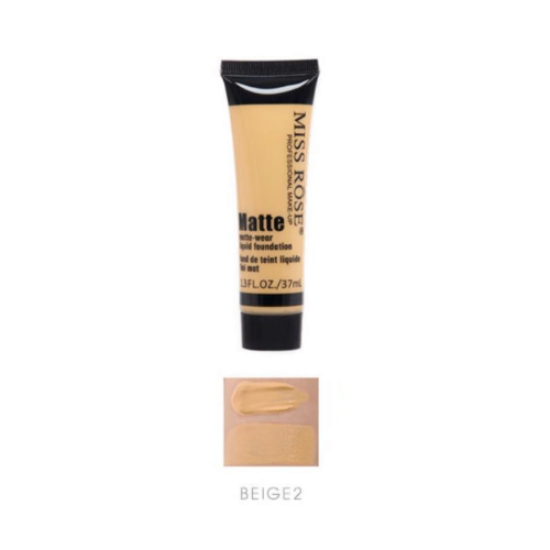 BASE LÍQUIDA MATTE MISS ROSE BEIGE 2 - 37ML